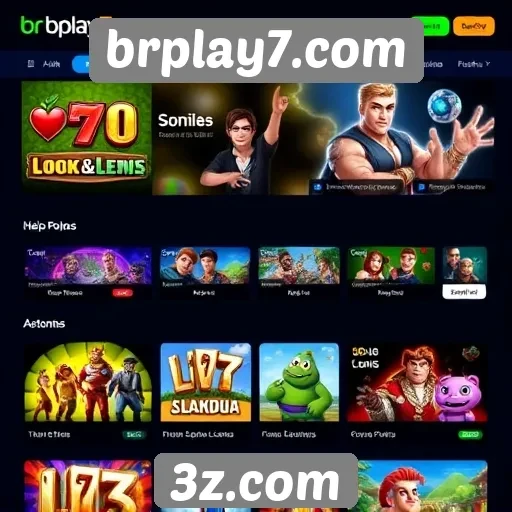 Acessibilidade e usabilidade do site brplay7.com